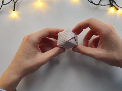 How To Make Origami Inflatable Christmas Ball!