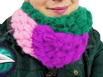Warme Loop Sjaal voor de Winter | Puff Steek Handleiding voor Beginners