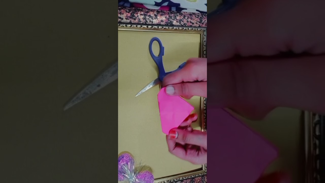 DIY paper origami Butterfly