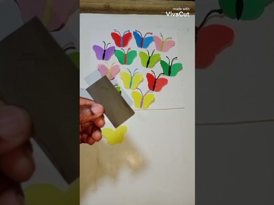 How to make origami paper butterflies. Easy Craft. DIY Crafts. কাগজের প্রজাপতি. প্রজাপতি