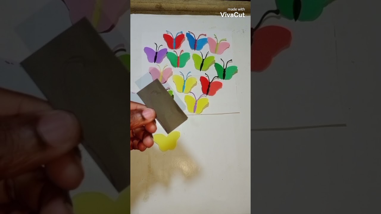 How to make origami paper butterflies. Easy Craft. DIY Crafts. কাগজের প্রজাপতি. প্রজাপতি