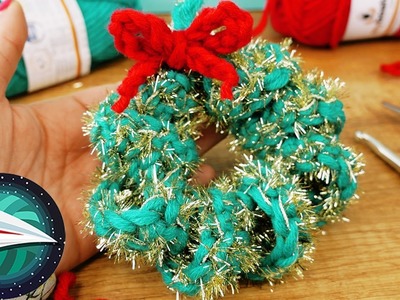 Kerstkrans decoratie haken | Mini krans voor kerstboom | cadeau idee