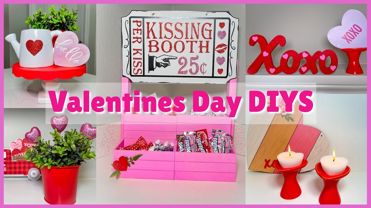 Manualidades para San Valentin. Dollar Tree Valentines day DIYS 2023