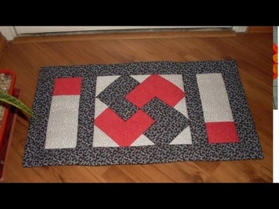 ✅️Charming patchwork Quilted Doormat design, Doormat, doormat design