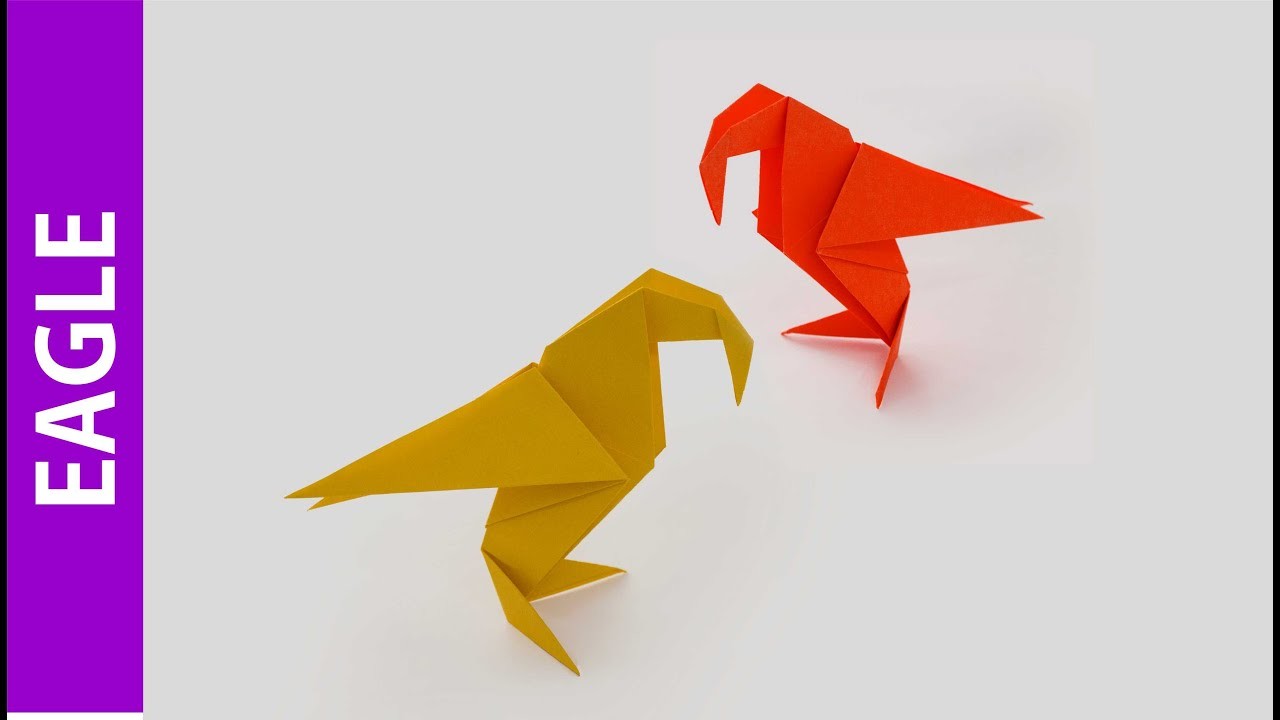 How to Make Easy Paper EAGLE ; Origami Paper EAGLE ; Оригами Павлин ; 折纸孔雀