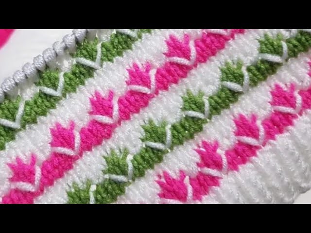 Very Beautiful Different Two Colour Knitting Design For Baby Sweater,Cardigan, jacket.दोरंग कास्वेटर