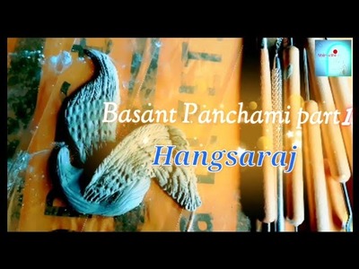 Swan[রাজহংস]DIY easy & beautiful wings with #abiradhi| Basanta panchami part-1