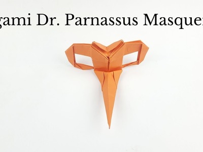 Origami Dr. Parnassus Masquerade Mask - DIY Easy Paper Crafts