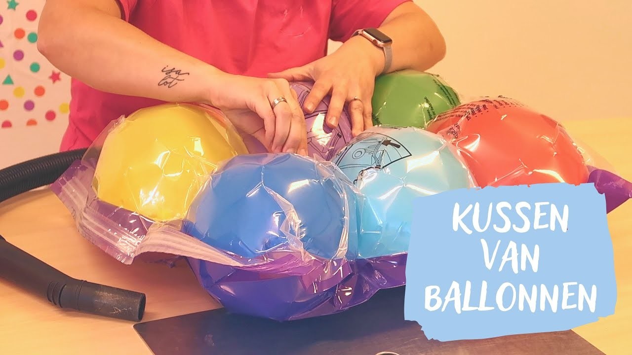 Sensopathische activiteit #54 - Kussen van ballonnen | Onder Een Dak