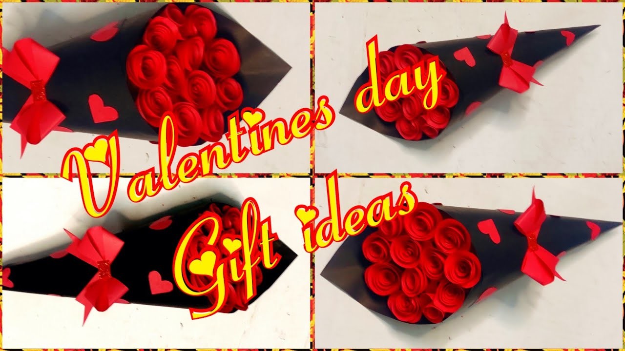 Valentines day gift ideas #valentinesdaygiftideas #valentinedayspecialcraft #diy #paperbow #paper