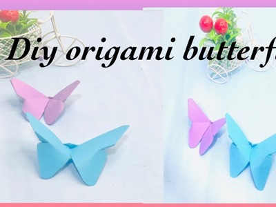 Diy origami butterfly #diy #origami #viralshorts #ytshorts #handmade #youtubeshort #origamitutorial