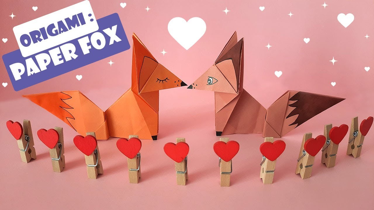 Diy Origami Paper Fox