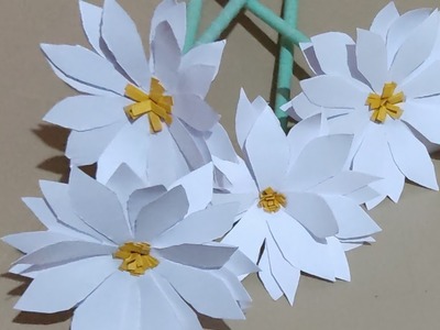 DIY PAPER JASMINE FLOWERS