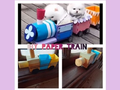 DIY paper train