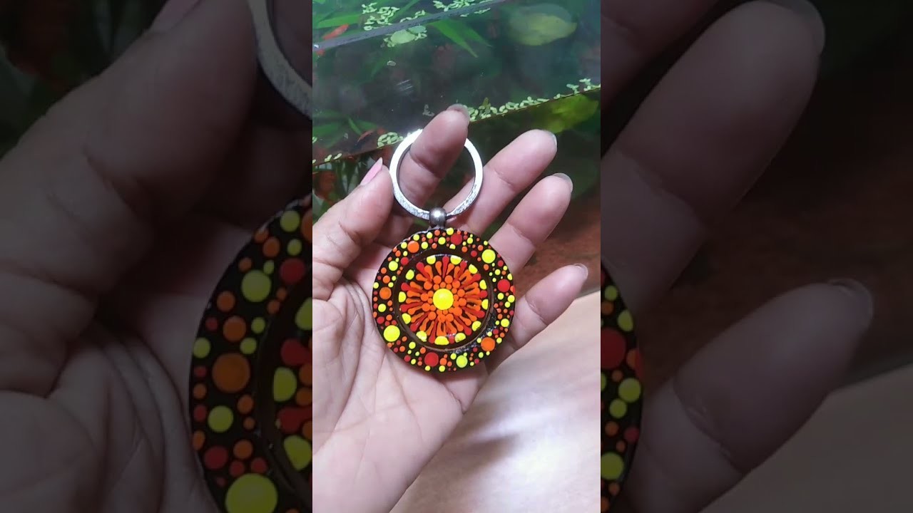 #handmadependant #pendant #keychain #mandalapendant #mandalalover #mandalakeychain #shorts #mandala