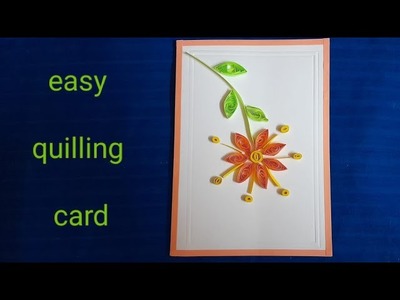 Easy quilling card