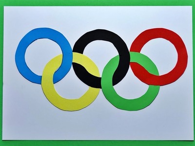 OLYMPISCHE RINGEN van papier - KNUTSELEN met meester Richard || Olympische Spelen