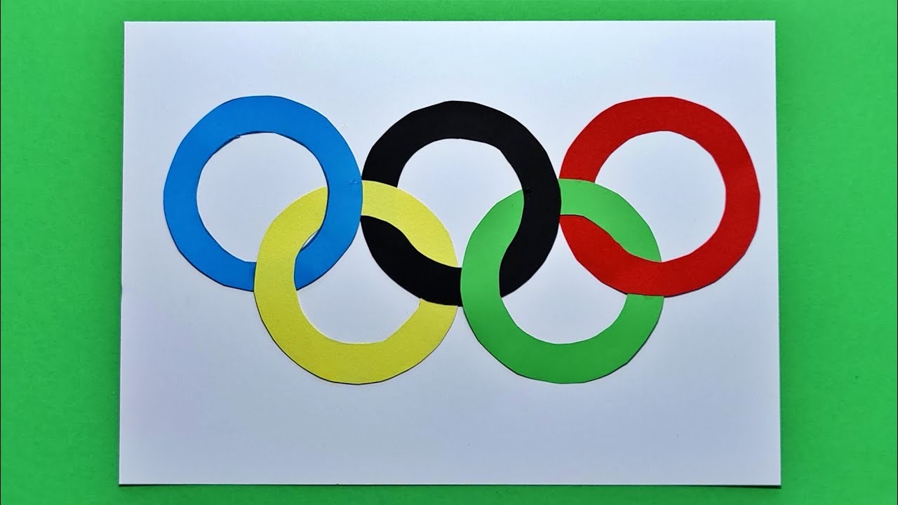 OLYMPISCHE RINGEN van papier - KNUTSELEN met meester Richard || Olympische Spelen
