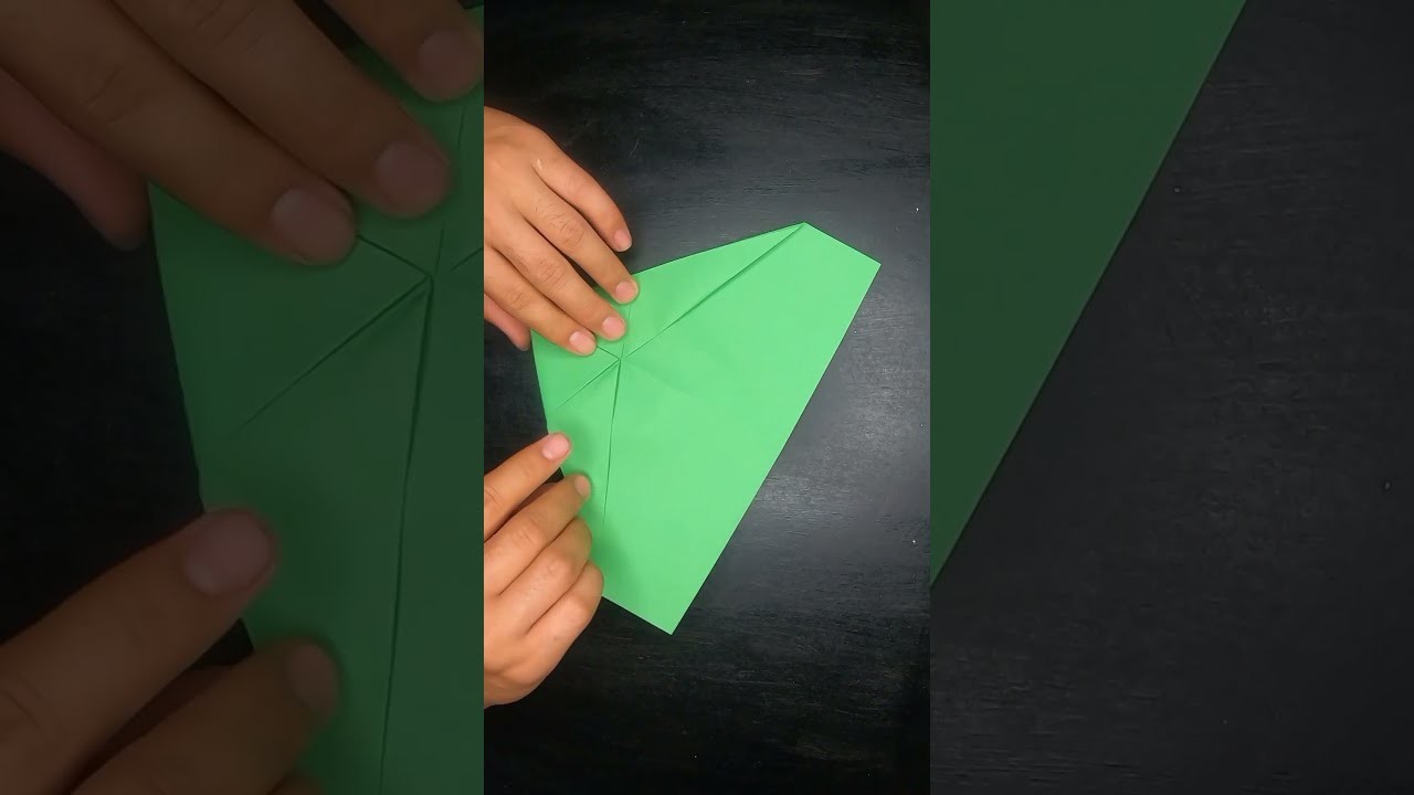 Origami easy paper plane