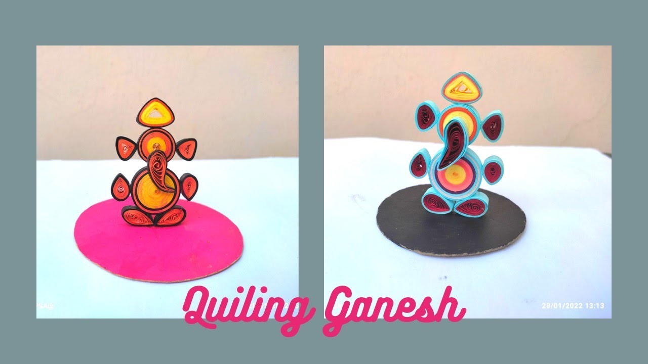 Quiling Ganesh. Paper Craft