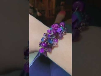 Sparkly loom bracelet!
