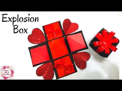 Valentine Explosion Box | Explosion Box | Explosion Box.Gift Box for Beginners | Handmade Gift Idea????