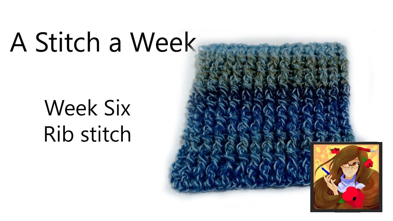 A stitch a week  Week 6  Rib stitch