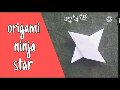 Easy origami ninja star. origami star