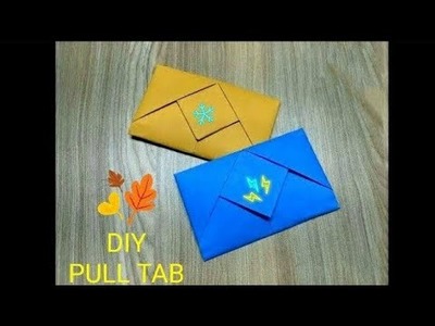 Envelope. origami.Pull tab envelope.#shorts #shortviral #shortvideo #viralshort #youtubeshort