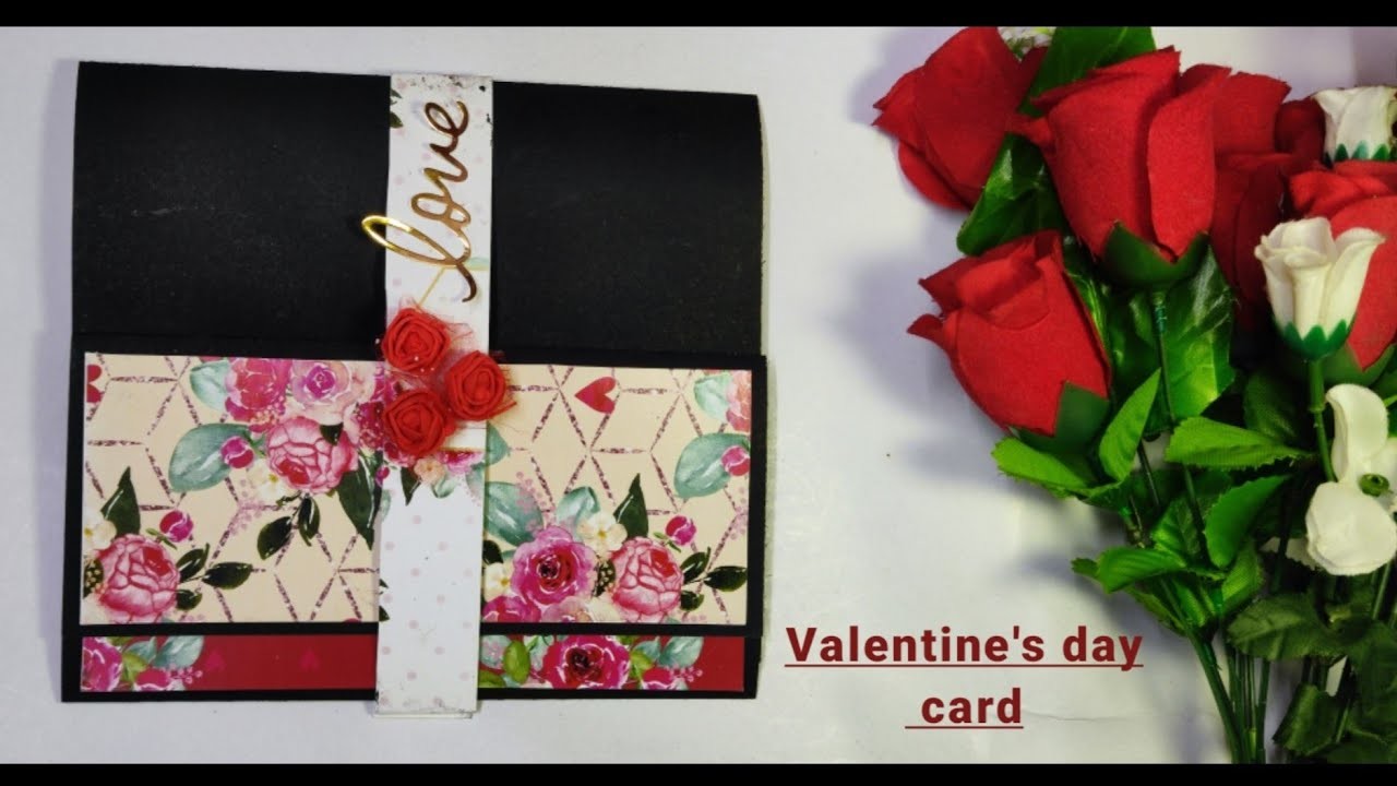 Valentine day card | handmade card | handmade valentines day Card