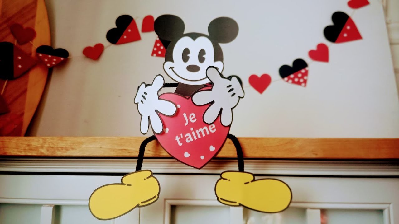 DIY - Mickey Mouse pour la Saint-Valentin