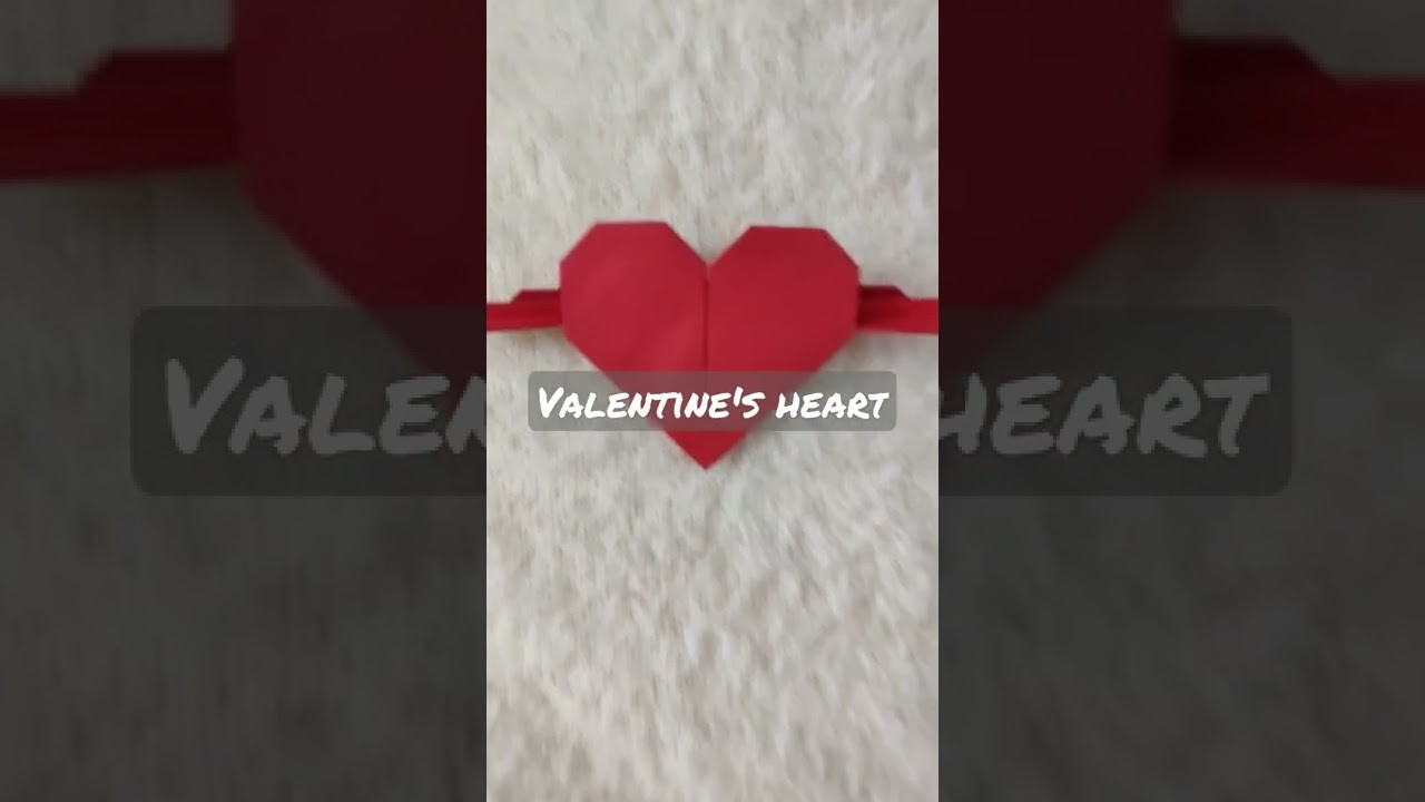 DIY Origami Heart | Paper Valentine's Heart | Valentine's Flying Heart Origami | Easy Origami