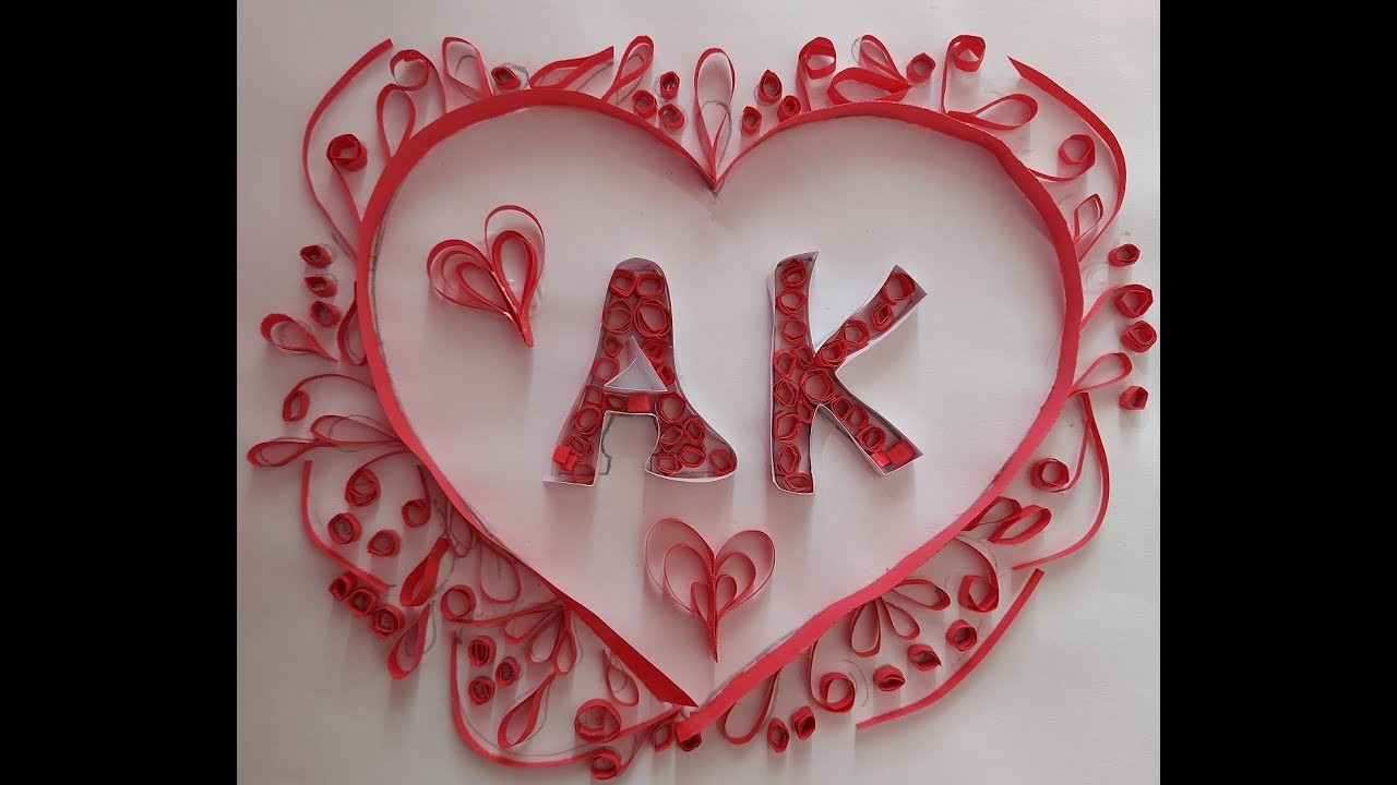 Quilling Art | Valentine special|Anniversary Special ????❤????