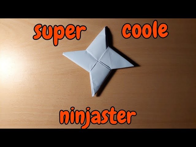 Super coole ninjaster vouwen!!