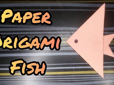 DIY origami paper fish
