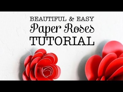 Easy paper rose ????