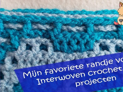 Mijn favoriete randje voor interwoven crochet projecten