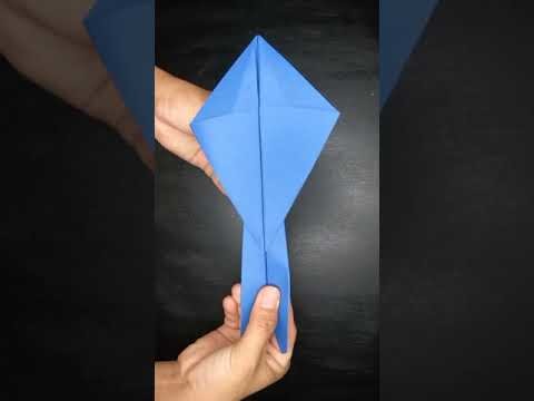 Origami easy paper plane launcher
