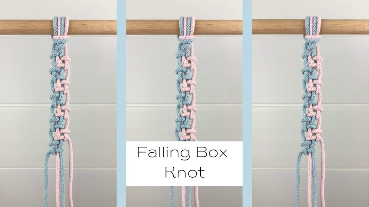 Falling Box Knot | DIY MACRAME #shorts