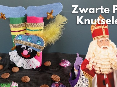 Zwarte Piet knutselen met keukenrol (Dutch Tradition) | Sinterklaas en Zwarte Piet knutsel ideeën