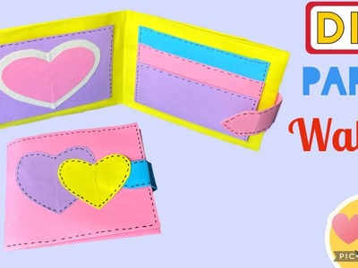 DIY Paper Wallet.Origami Wallet with 6 Pockets!!????????????محفظة نقود ورقية