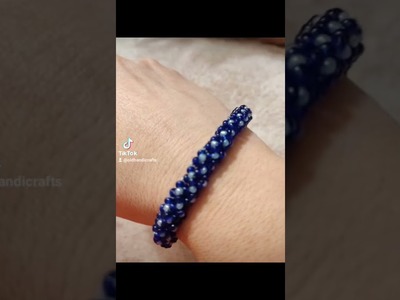 Blue beaded bracelet #handmadejewelry #viral #fyp #beads #shorts #beadedbracelets #fypシ゚viral #fy