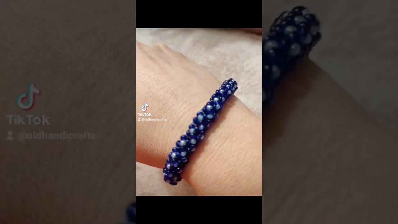 Blue beaded bracelet #handmadejewelry #viral #fyp #beads #shorts #beadedbracelets #fypシ゚viral #fy