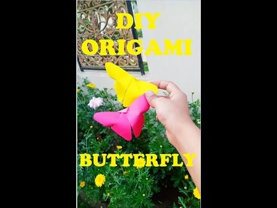 DIY Paper Origami Butterfly. Origami .  #shorts #ytshorts
