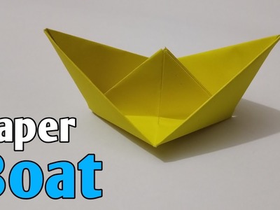 How to make Origami paper boat | কাগজের তৈরি নৌকা | Easy craft | #rasel_art #boat #origami.