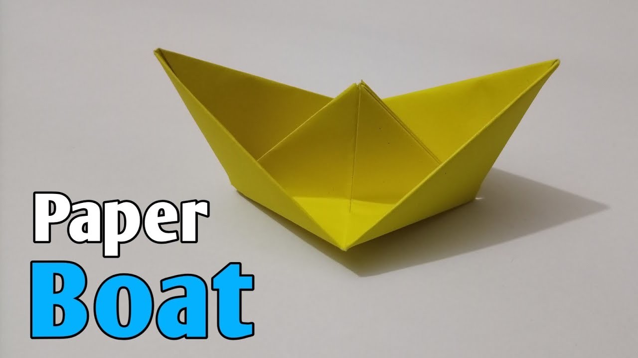 How to make Origami paper boat | কাগজের তৈরি নৌকা | Easy craft | #rasel_art #boat #origami.