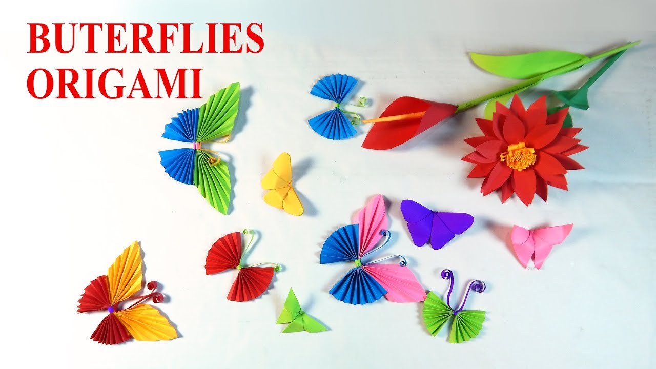3 origami butterfly | butterfly origami