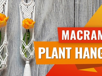 Easy Macrame Plant Hanger | Macrame DIY | Macrame Plant Hanger Tutorial