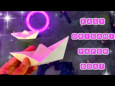 Origami paper boat | diy easy boat | paper boat
