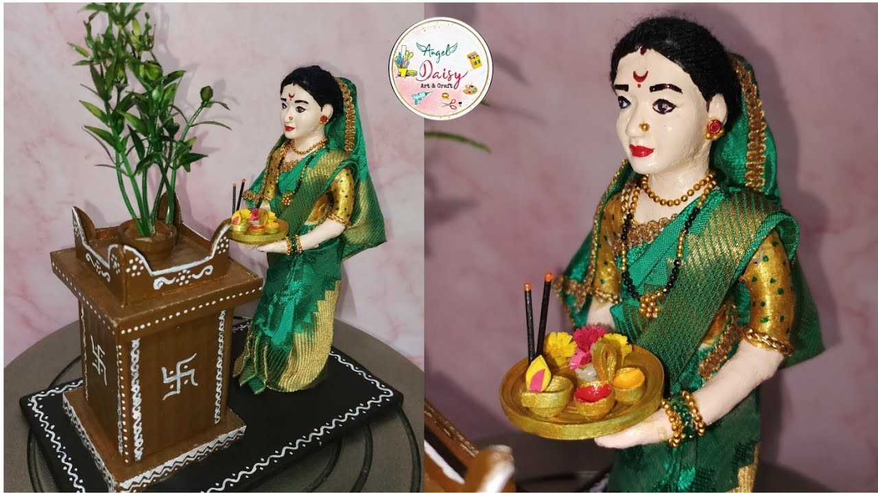 Indian Traditional Doll| Maharashtrian wedding rukhwat| रुखवत| Rukhwat ideas